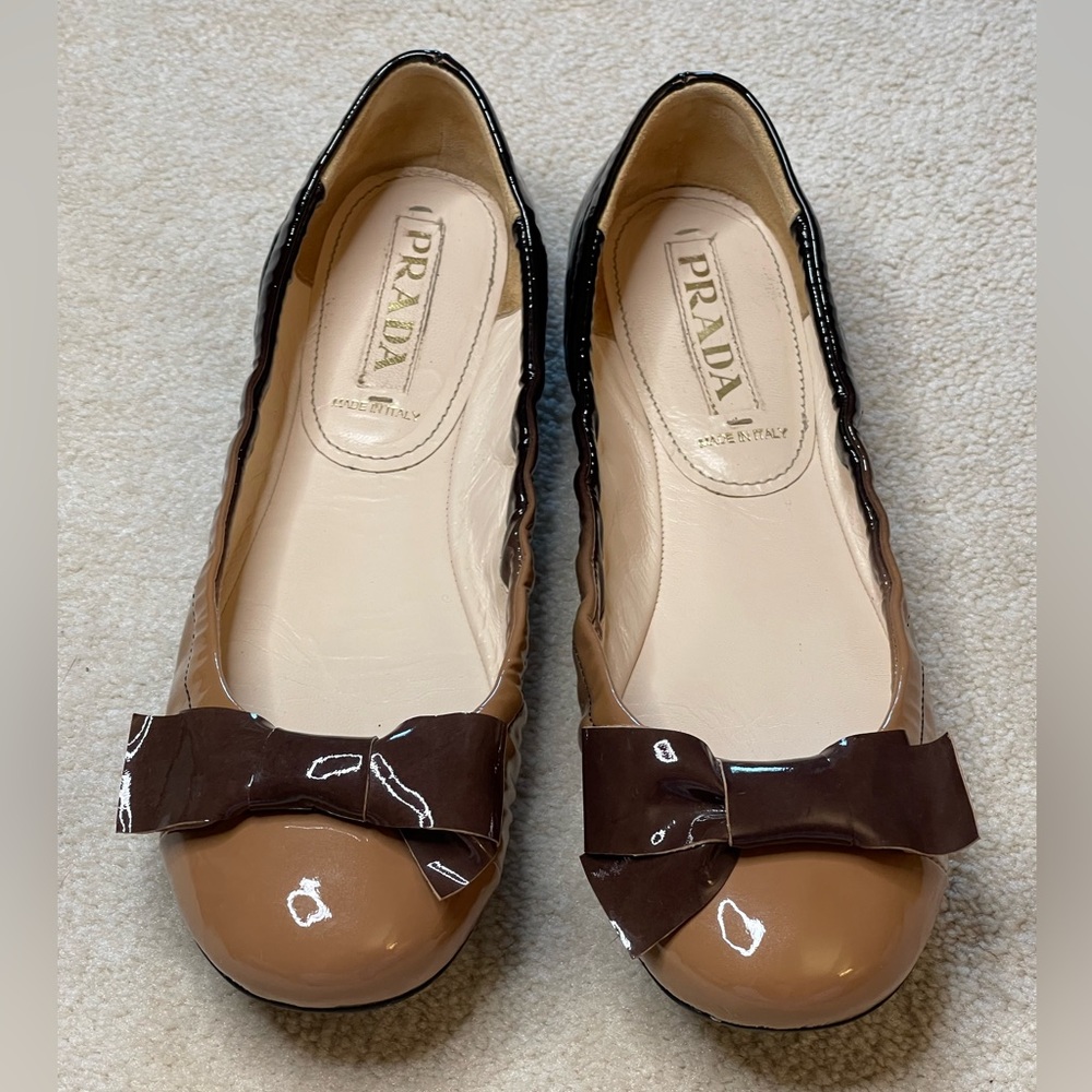 Prada ballerina flats